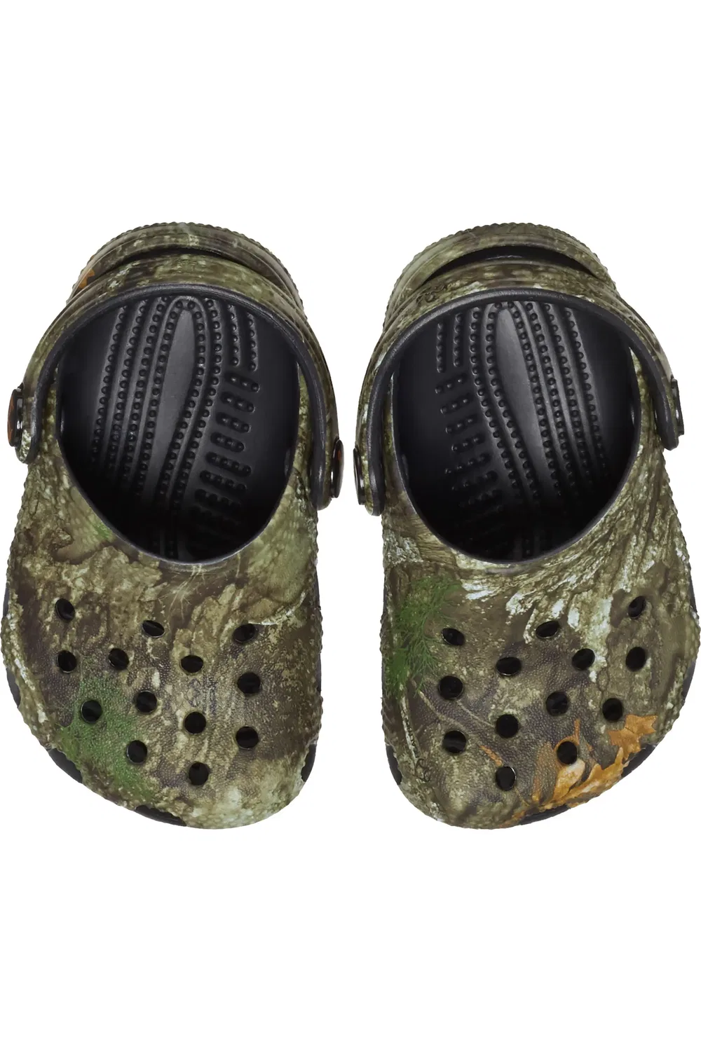 Детские сабо водонепроницаемые из Croslite x Realtree APX Classic Clog CROCS, Green Multi — фото 3
