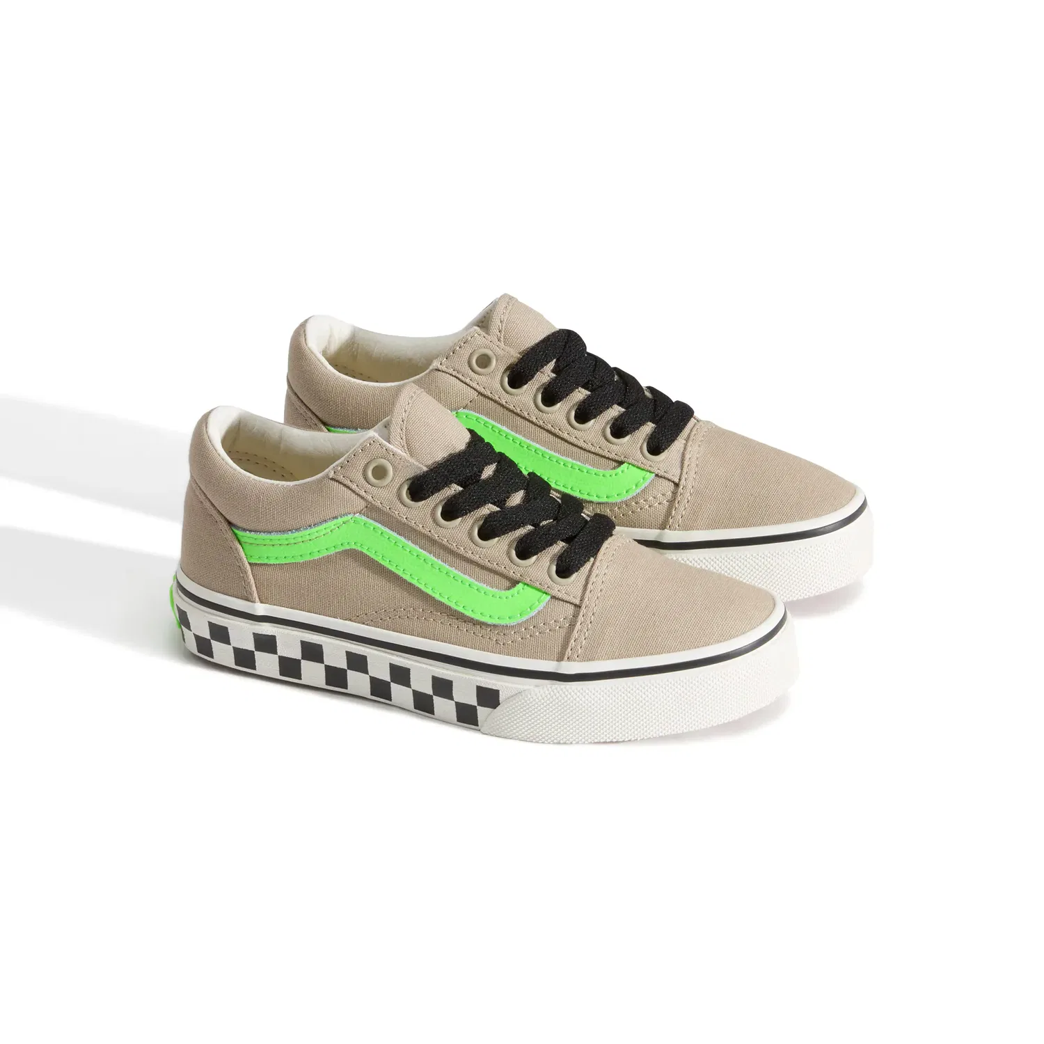 Детские кеды Old Skool Vans, Beige — фото 2