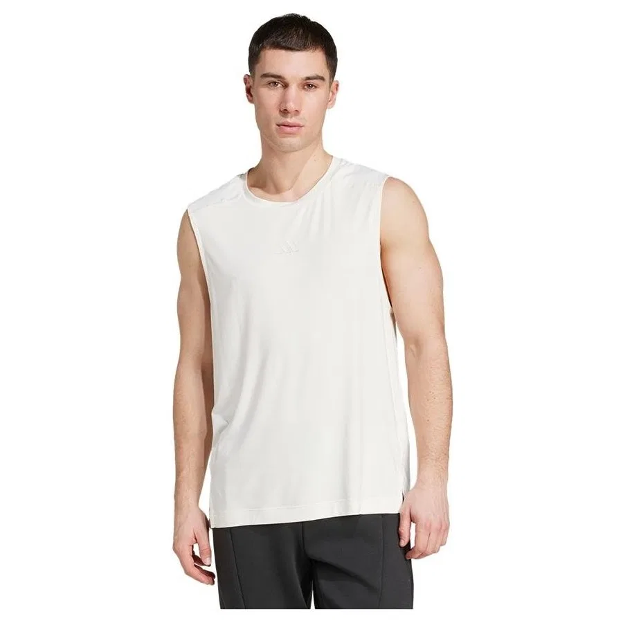 Мужской топ без рукавов Puremotıon Tank adidas, Белый — фото 2