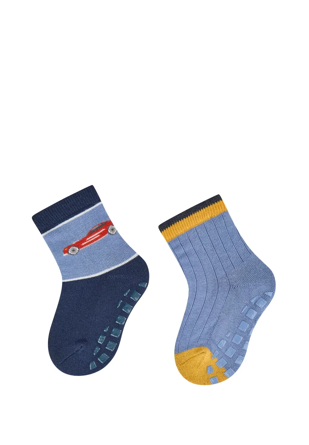 Пакет Abs Socken 2er Pack Auto und rippe mit Innenfrottee im Sohlenbreich - носки Sterntaler, Marine