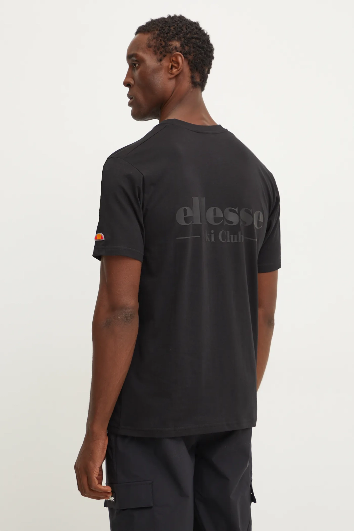 

Хлопковая футболка CONDENA Ellesse, черный