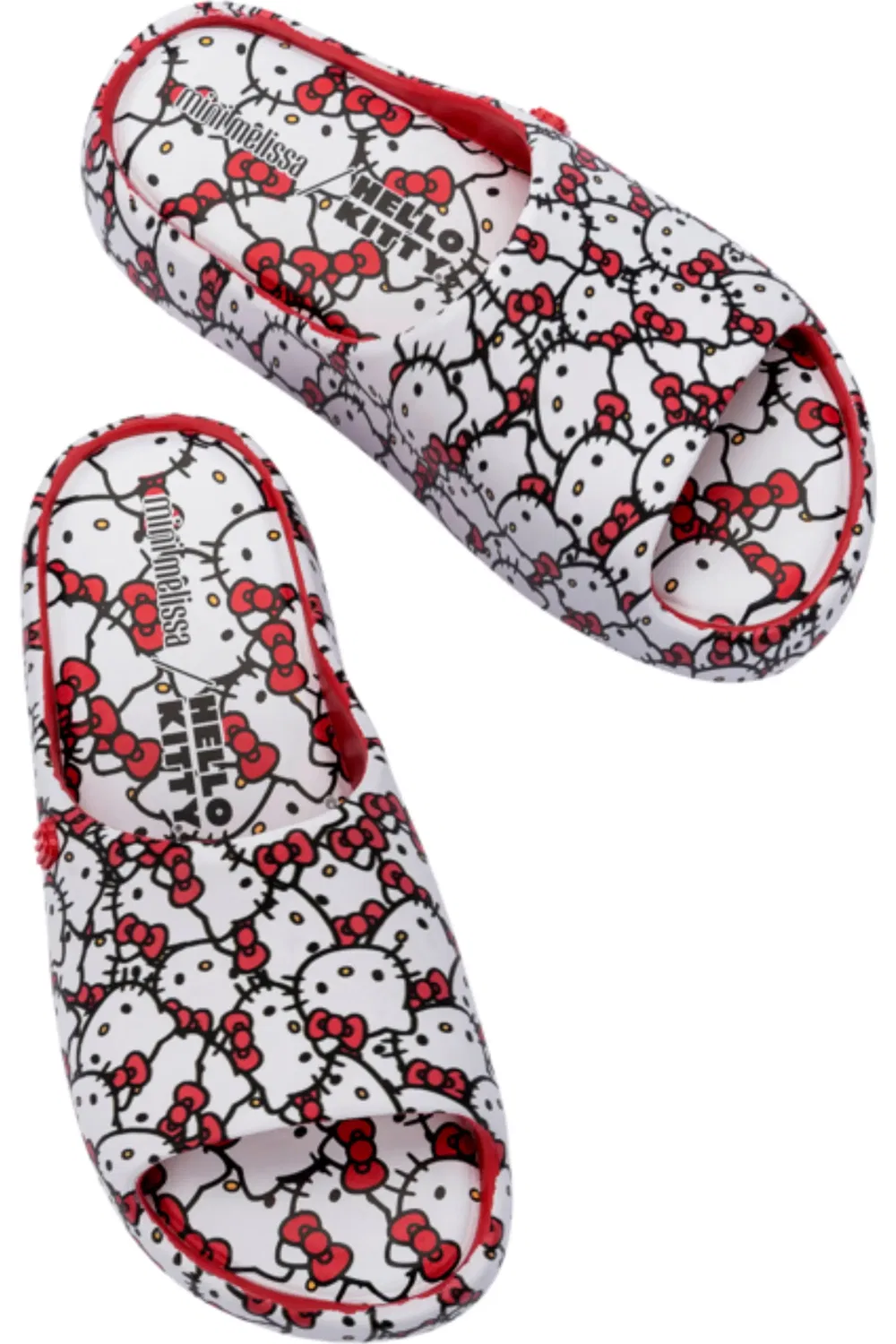 Детские сандалии платформа с Hello Kitty Mini Melissa, красный/белый — фото 3