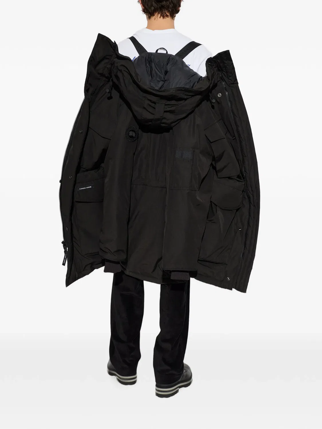Стеганое пальто Erie черного цвета Canada Goose, черный — фото 4