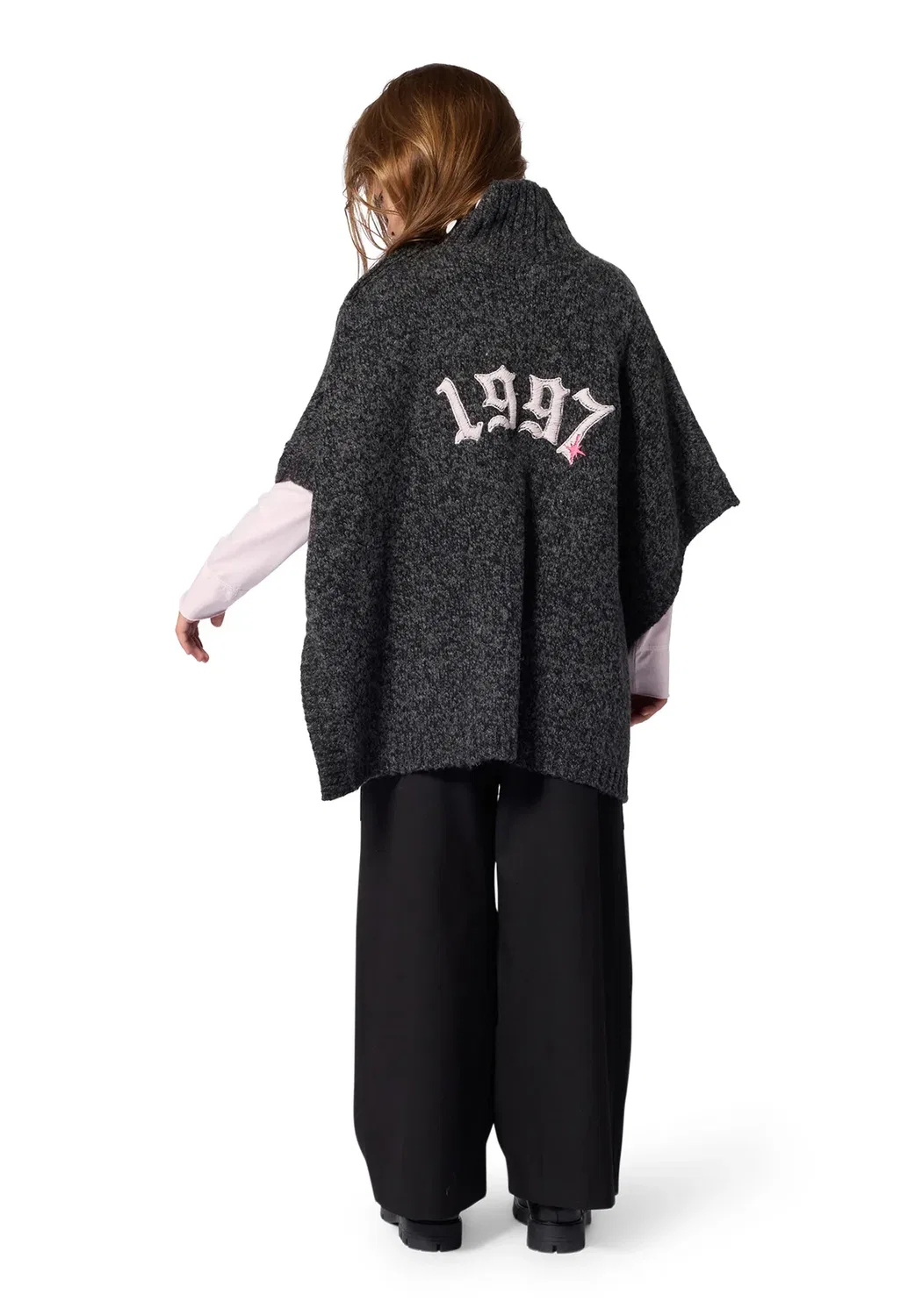 Пончо - накидка Zadig & Voltaire, Heather Grey
