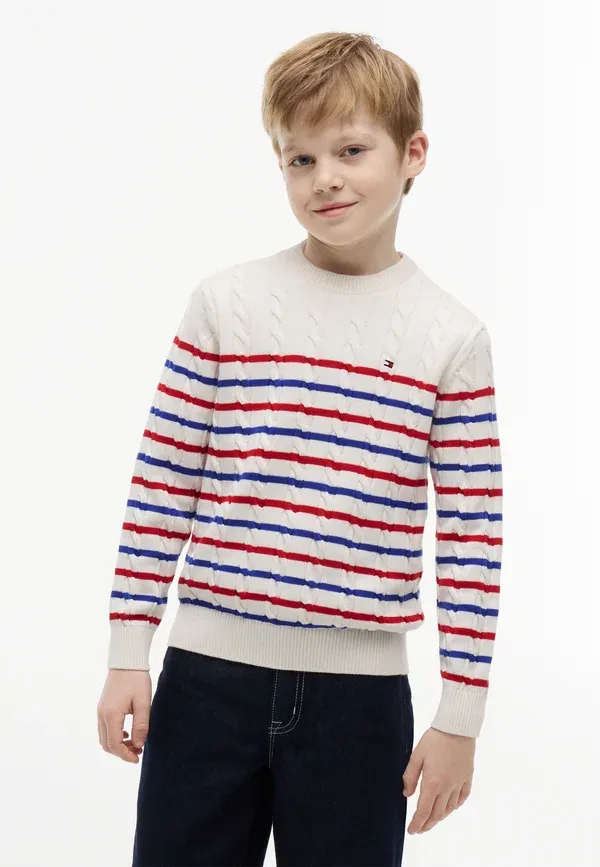 Свитер в полоску Tommy Hilfiger, слоновая кость