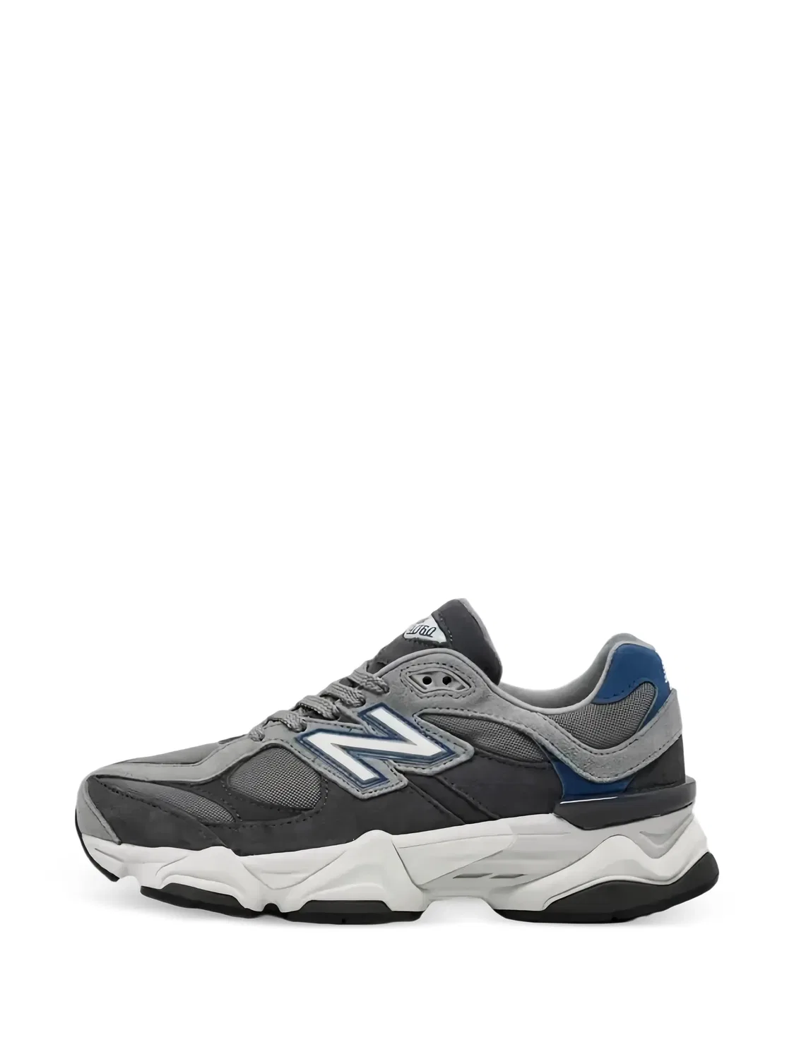 Кроссовки 9060 GS со вставками New Balance Kids, серый — фото 2