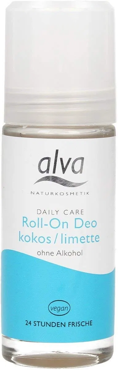 Роликовый дезодорант Кокос и Лайм Alva Naturkosmetik, 50 мл