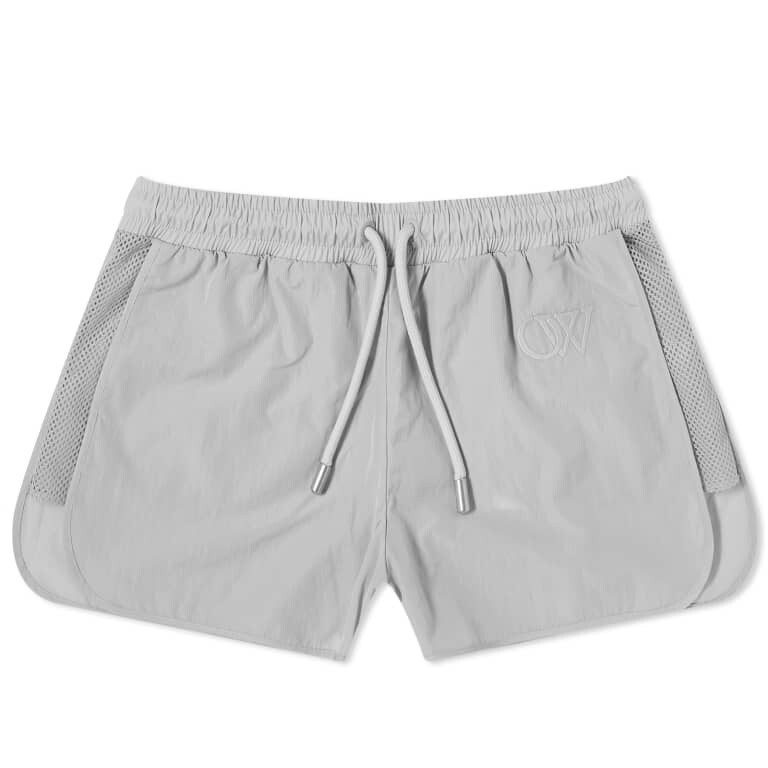 Шорты Off-White Crispy NY Mesh, серый