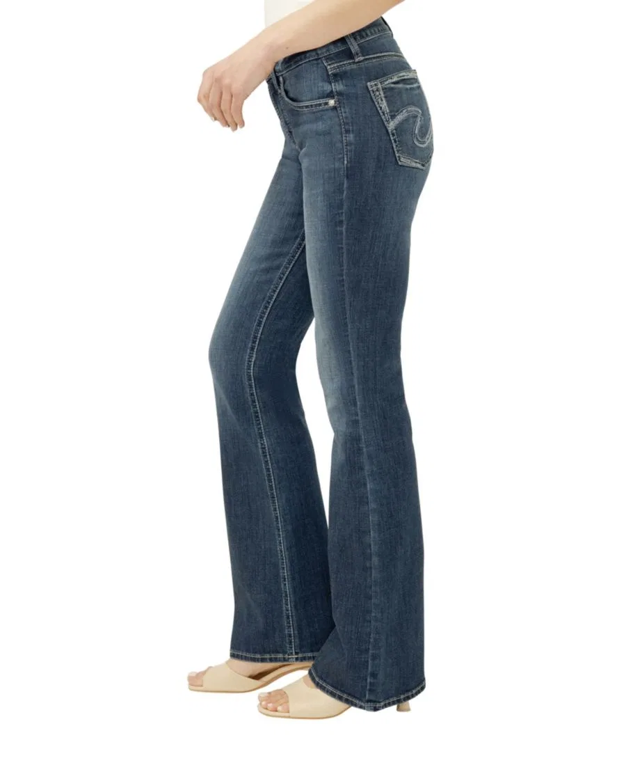 Джинсы женские Suki Mid-Rise Bootcut Luxe Stretch Silver Jeans Co., Sundown — фото 3