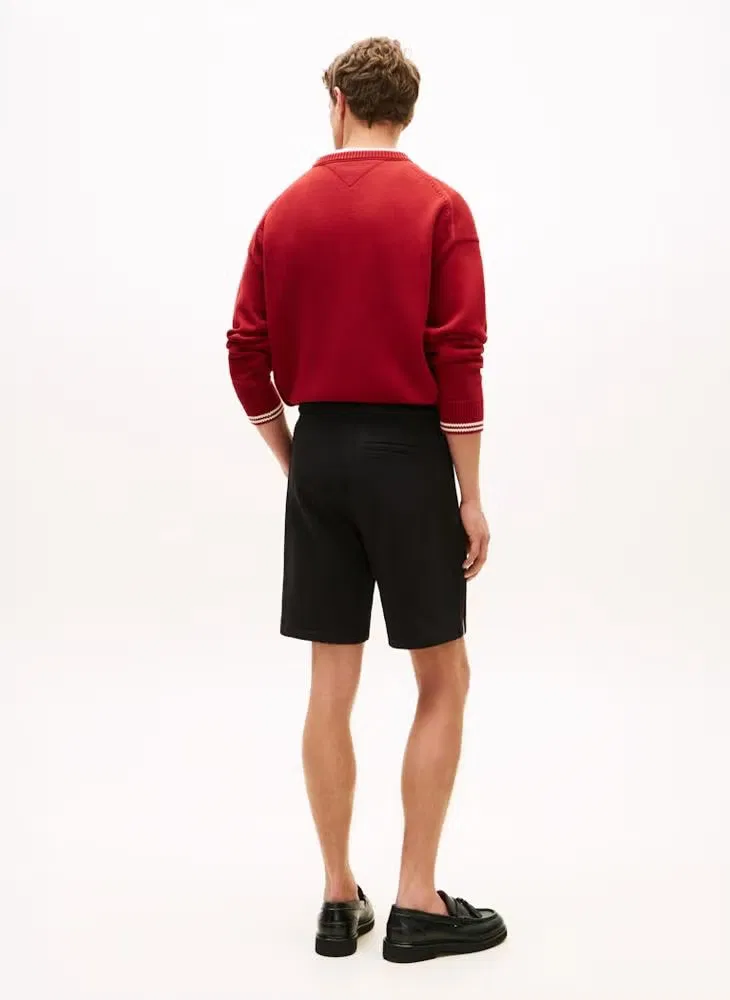 Шорты спортивные с полосками Global Stripe Tommy Hilfiger, черный — фото 2