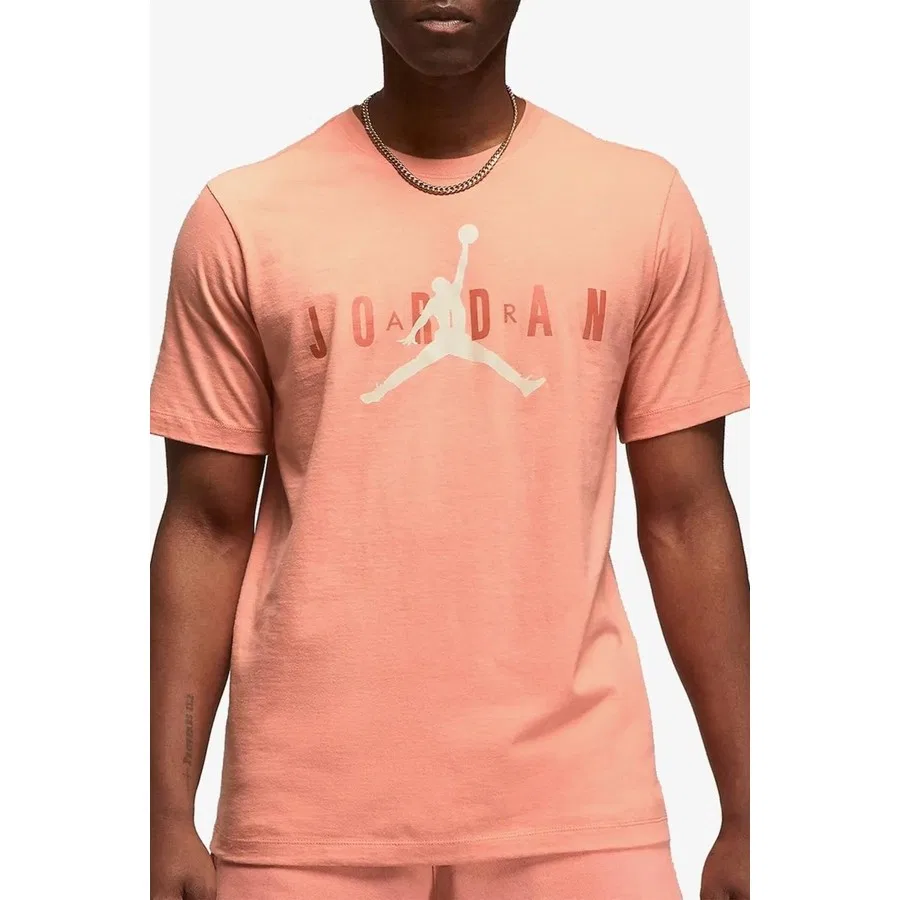 Футболка с принтом Jordan Air Wordmark Nike, Оранжевый