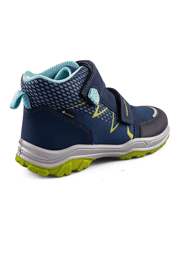 Детские ботинки для девочек с липучками Superfit, Blue/Light Green — фото 4