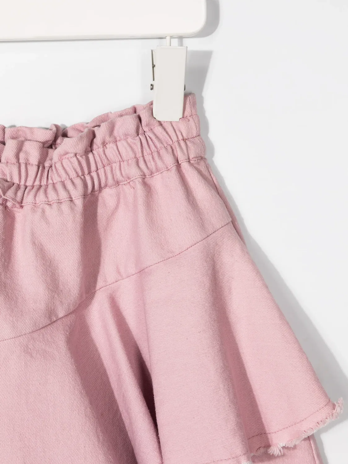 Драпированная юбка с эффектом потертости Andorine, розовый — фото 3