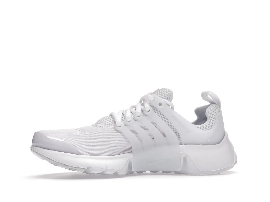 Детские кроссовки Lifestyle с сетчатым верхом Nike Air Presto Nike, White/White-White — фото 3