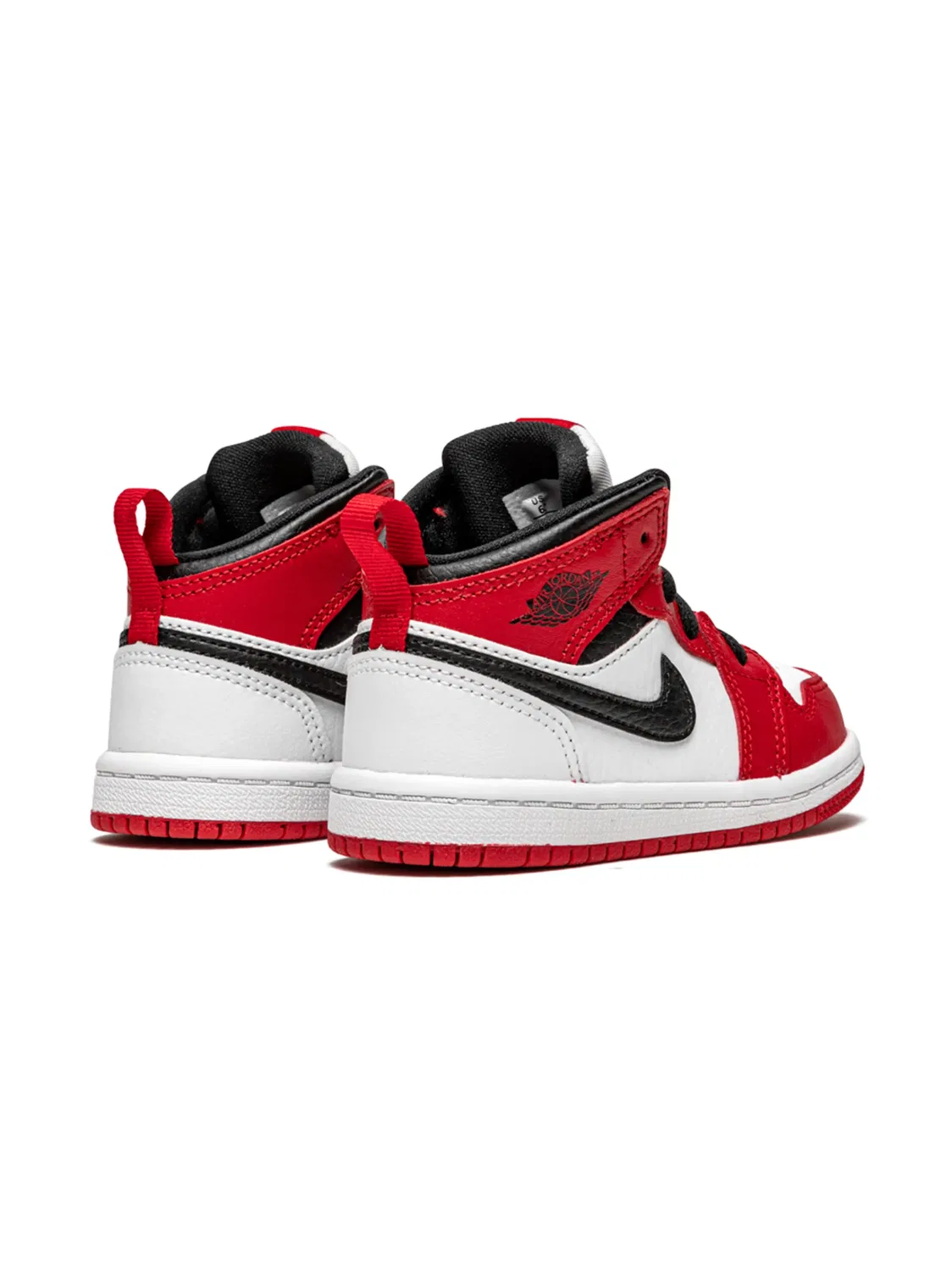 Кроссовки Air Jordan 1 Mid "Чикаго 2020", белый — фото 4