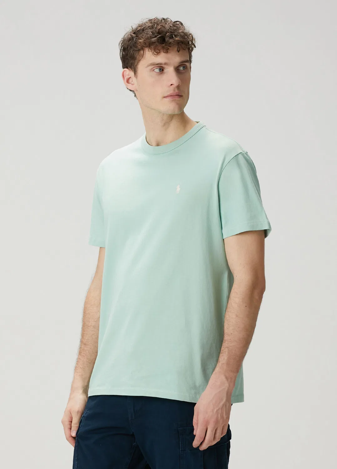 Футболка Polo Ralph Lauren Basic, светло-зеленый — фото 3