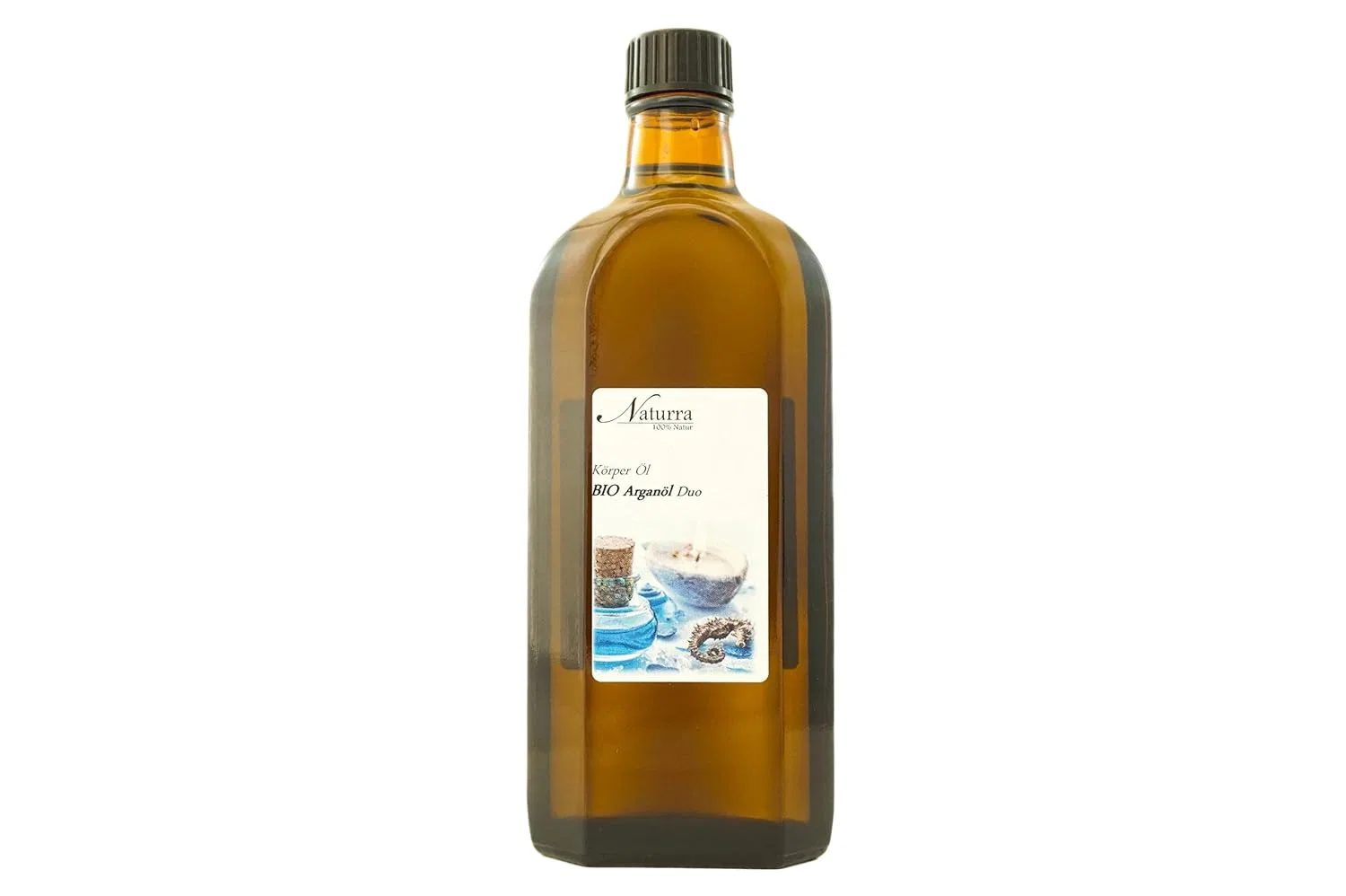 Масло для лица и тела Organic Argan Oil DUO, Naturra, 250 мл, с маслом граната