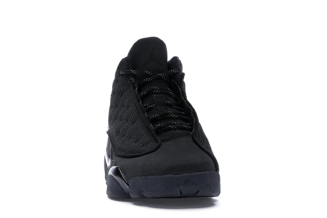 Детские кроссовки с верхом из замши и сетки Jordan 13 Retro Jordan, Black/Anthracite-Black — фото 2