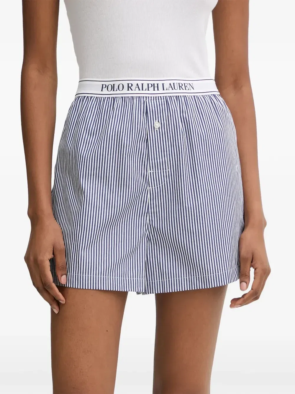 Пижамные шорты с логотипом Polo Ralph Lauren, синий