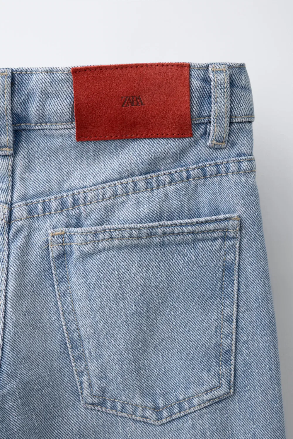 Прямые джинсы ZARA, Mid-Blue — фото 4