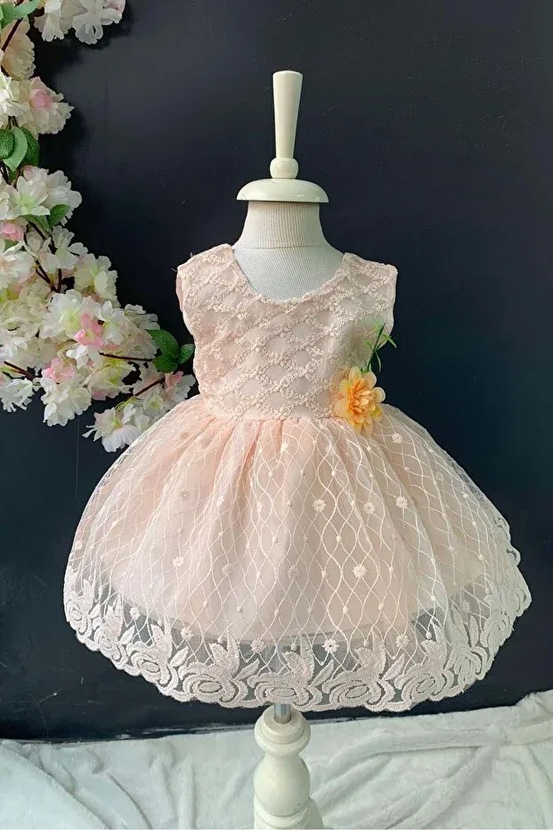 Детское платье для девочек с кружевом Daisy lace Mnk Baby&Kids, Somon