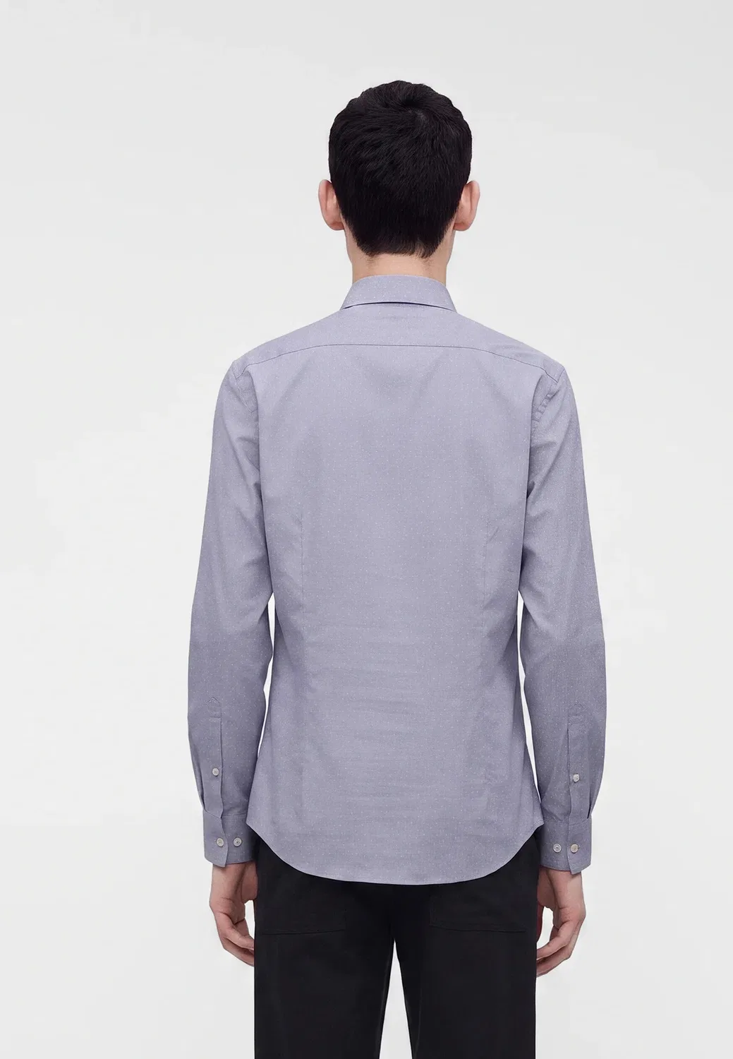 Узкая рубашка Calvin Klein, Crown Blue — фото 3