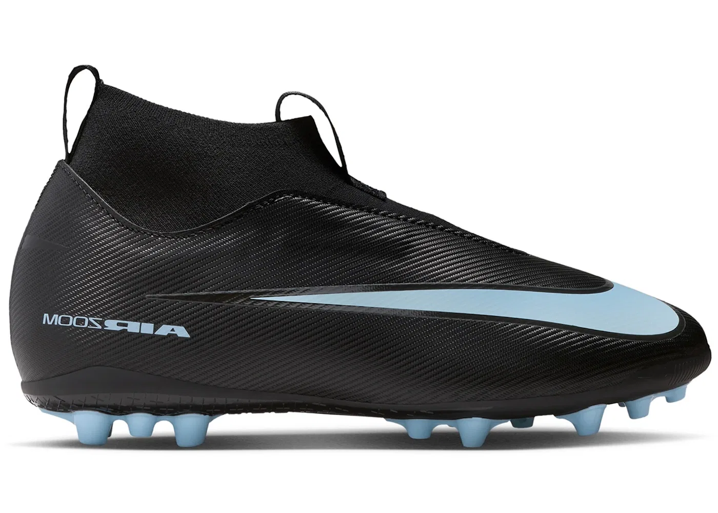 Детские бутсы Nike Mercurial Superfly 10 Academy AG, Black/Ice Blue