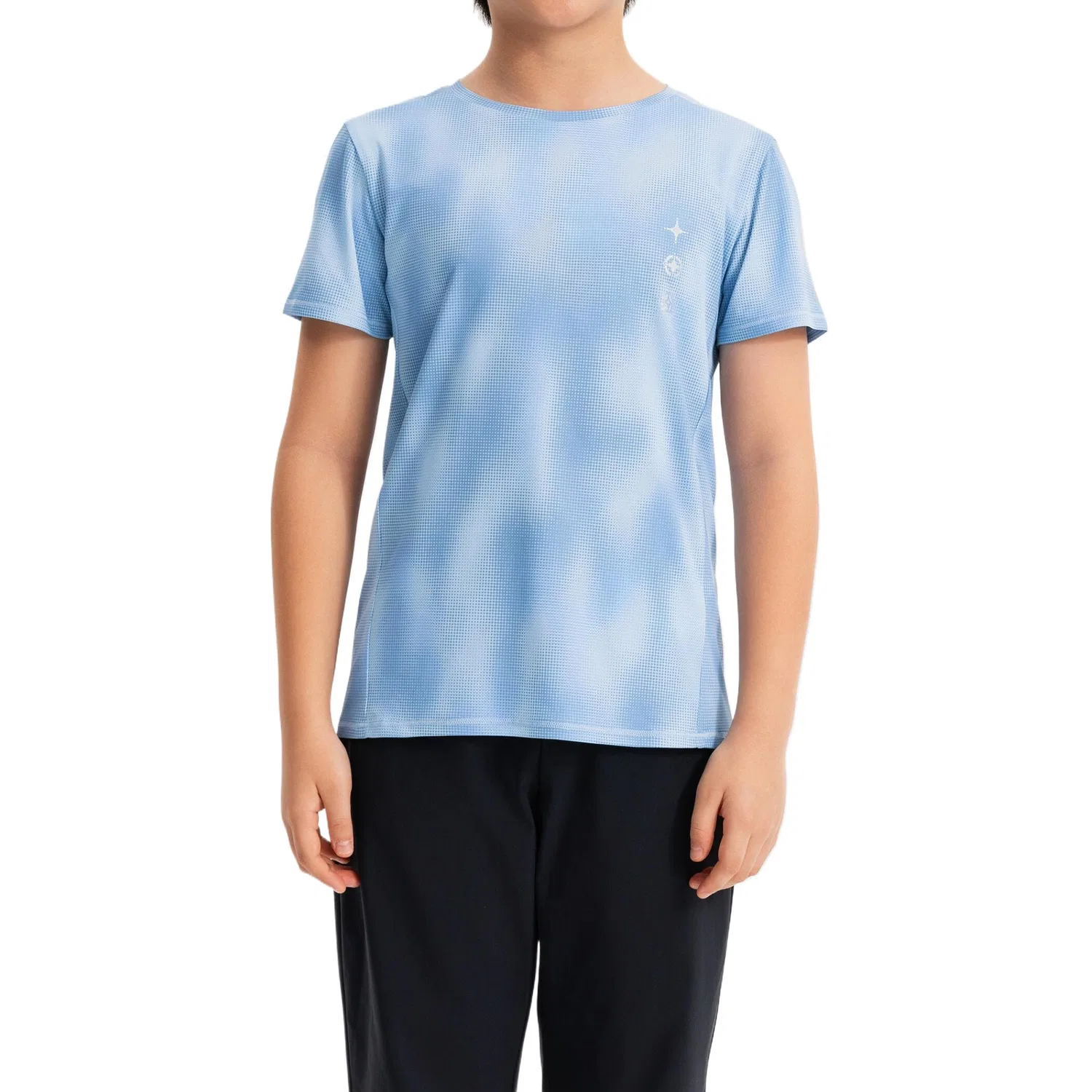Детская футболка с круглым вырезом DECATHLON, Blue