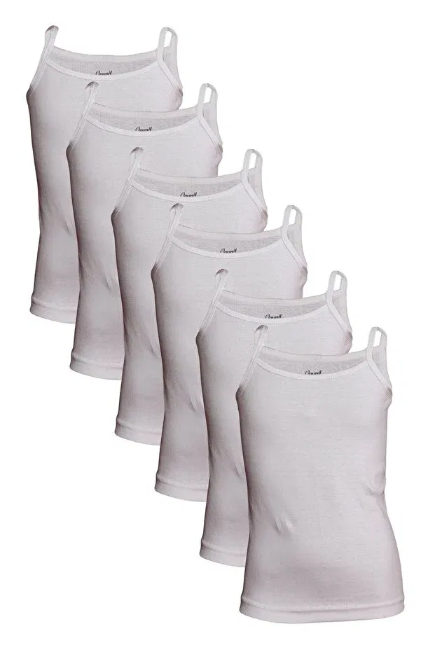Детский хлопковое комплект маек для девочек Onurel, White And Its Colors