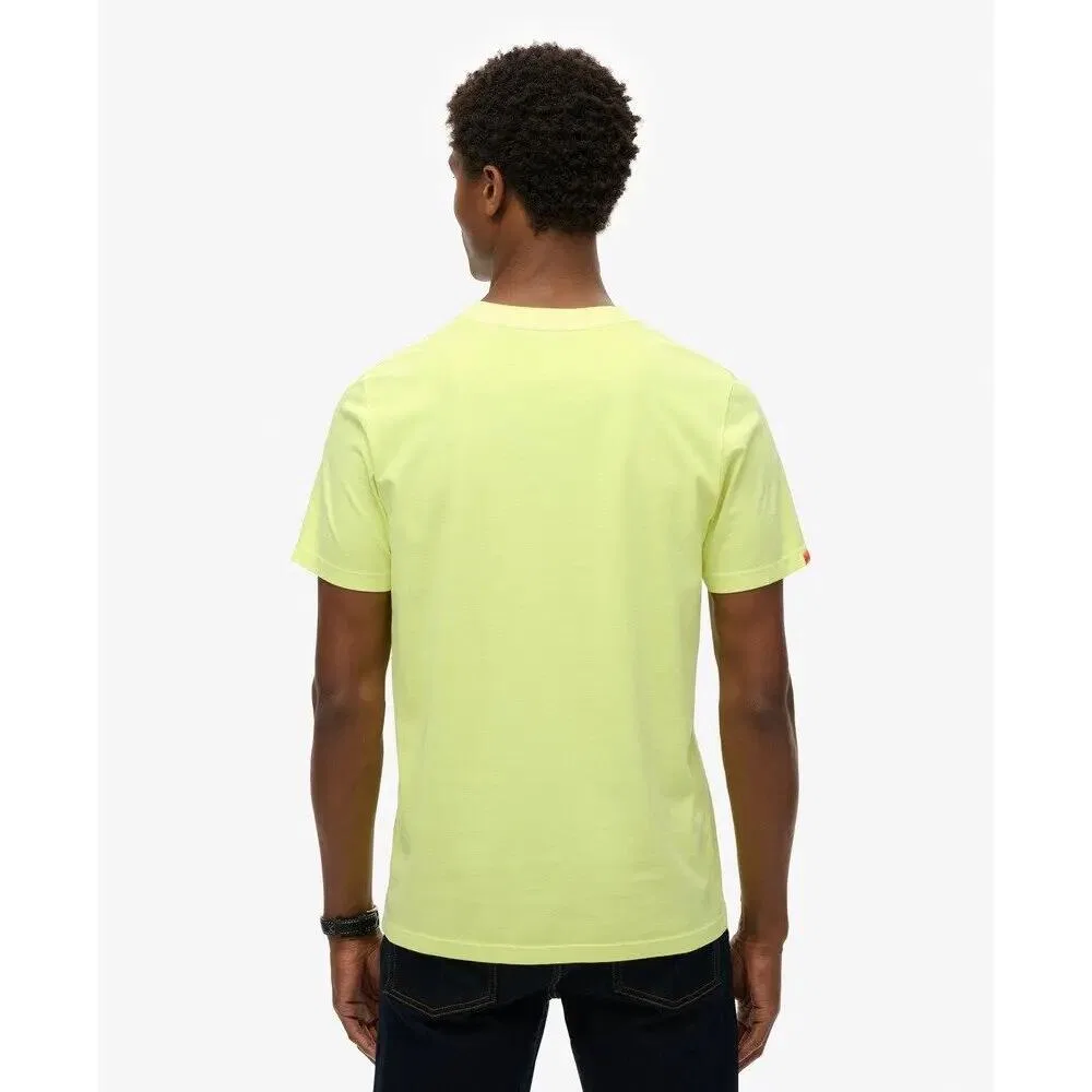 Мужская футболка свободного кроя Vl Neon Relaxed Superdry, Yellow — фото 3