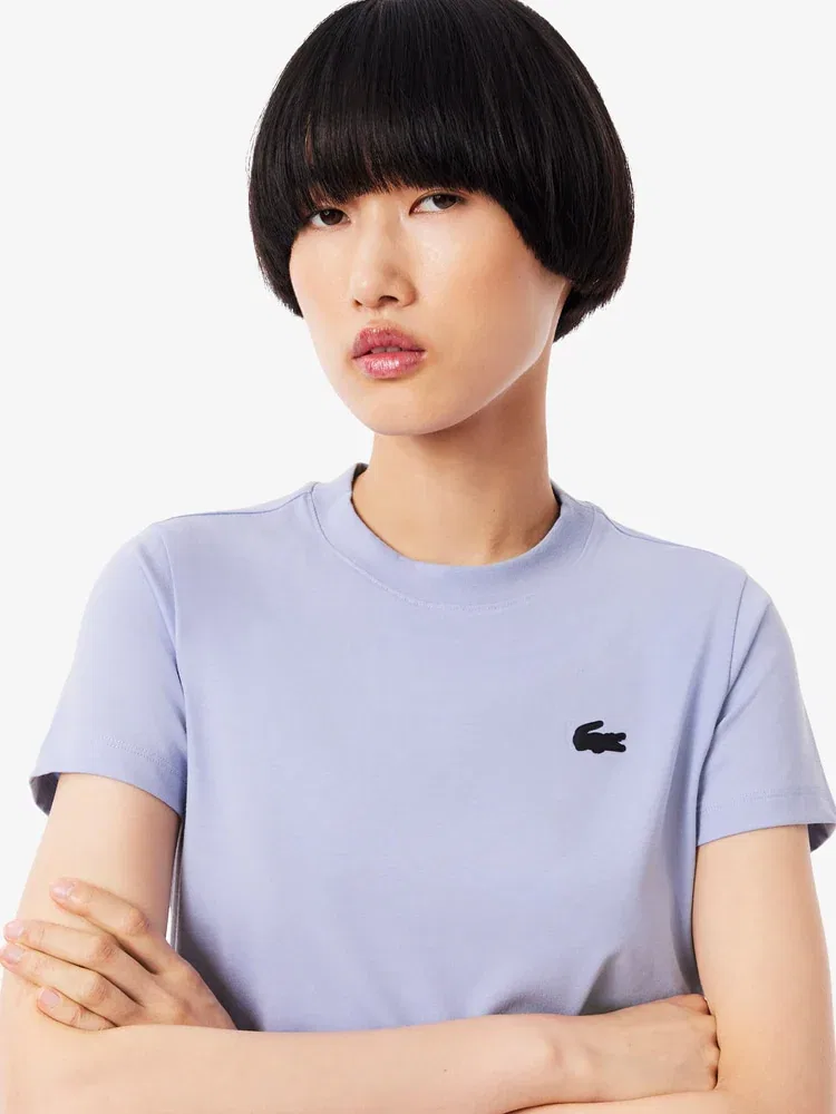 Футболка с длинным рукавом LACOSTE Training Basic, лавандовый — фото 2