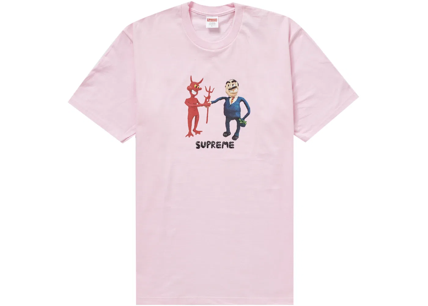 Мужская футболка с принтом Tee Supreme, Light Pink