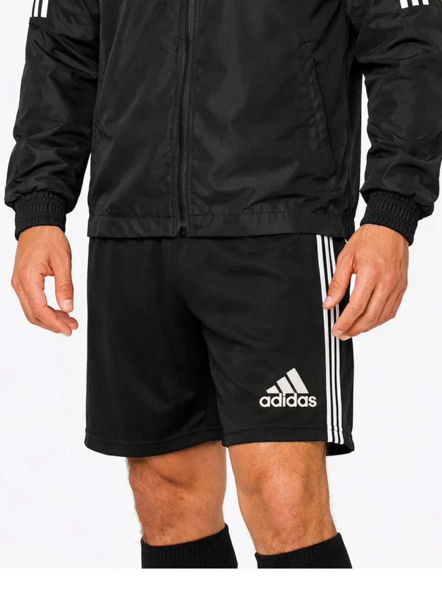Спортивные брюки ADIDAS Regular Workout Pants черного цвета — фото 2