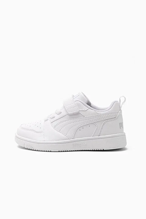 Детские кроссовки для мальчиков с длинным шнурком Puma, White