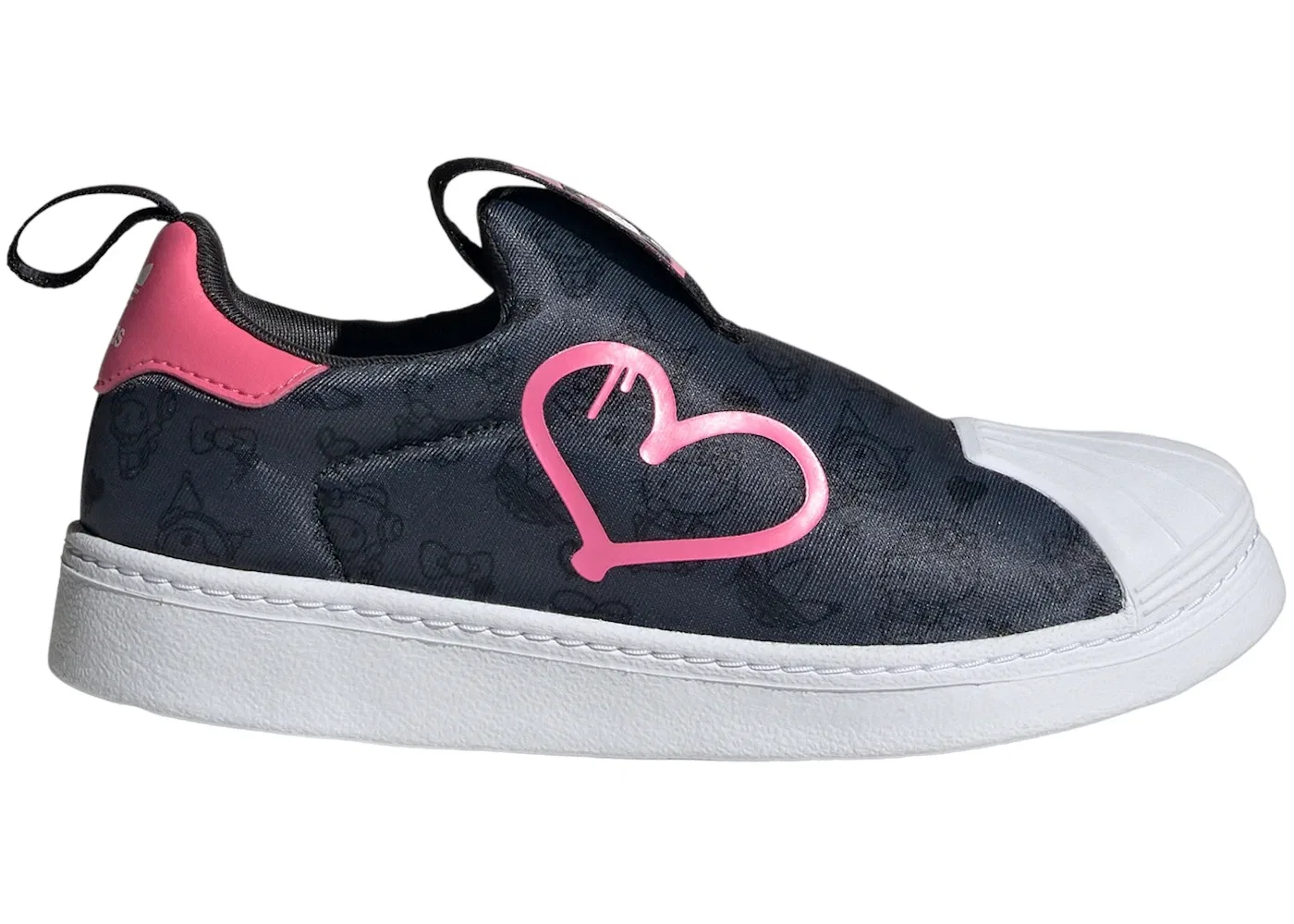 Детские кроссовки Lifestyle Adidas Superstar 360, Carbon/Core Black/Pink Fusion