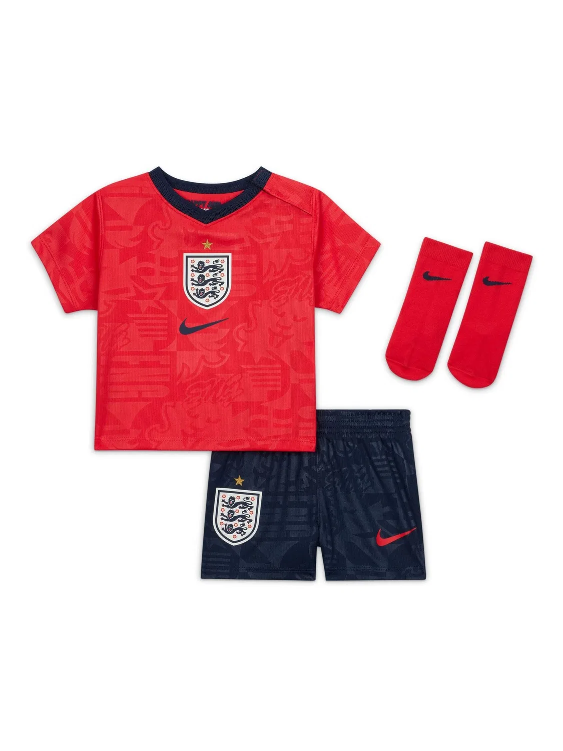 Футбольный комплект England 2026 Stadium Nike, красный