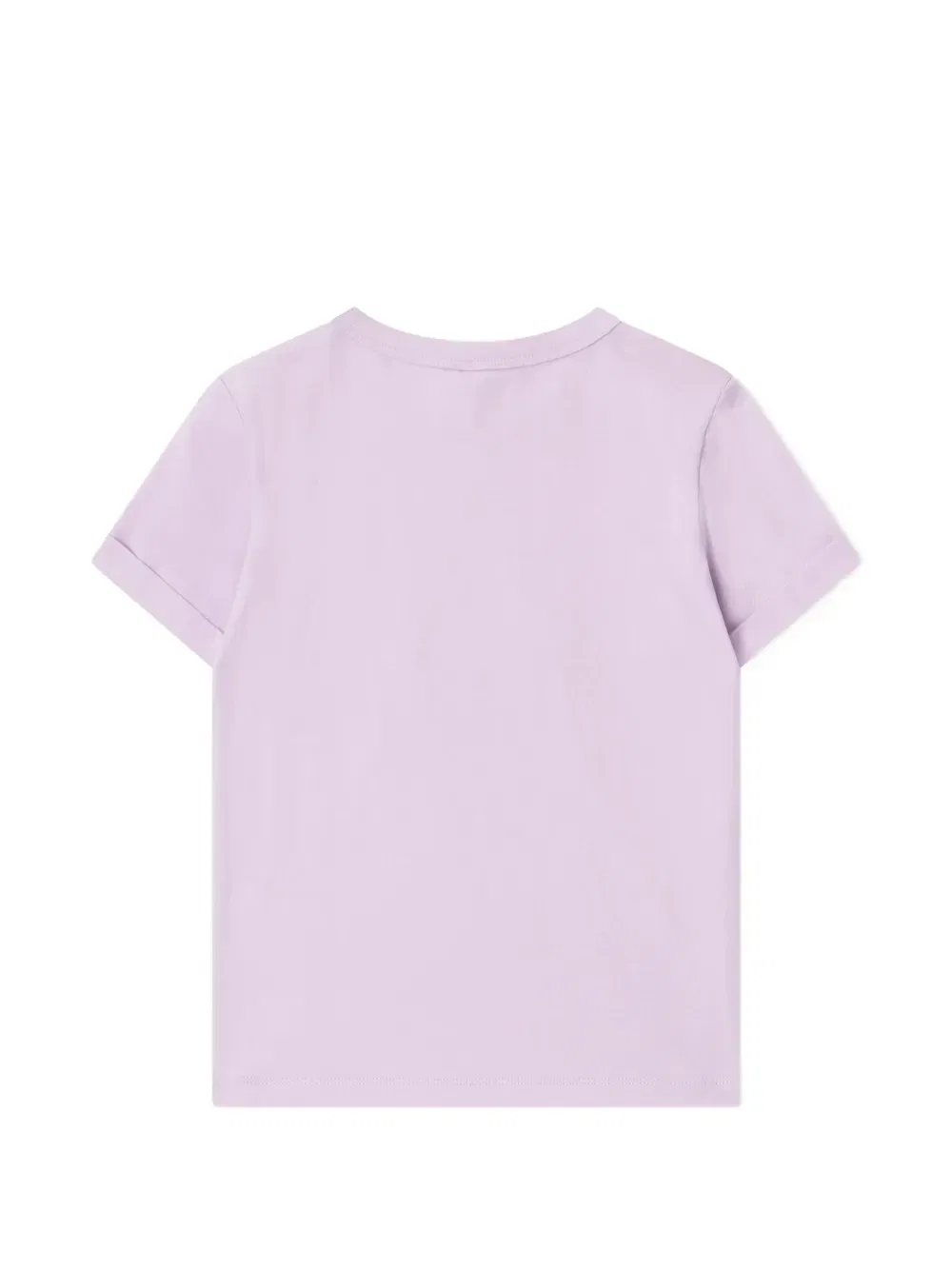Футболка с бахромой и звездным принтом Stella McCartney Kids, фиолетовый — фото 2