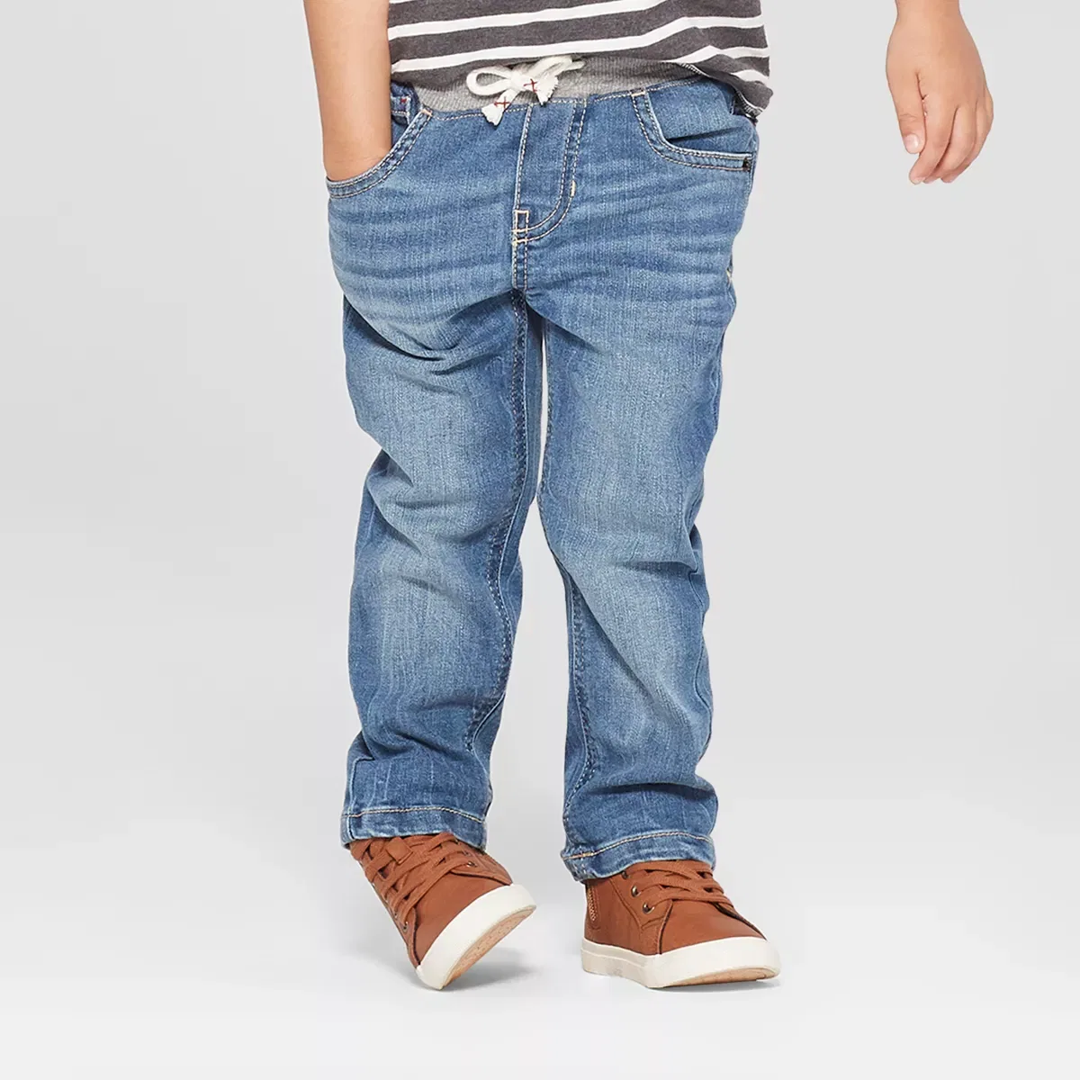 Детские джинсы для мальчиков с суперстрейч Cat & Jack, Medium Wash
