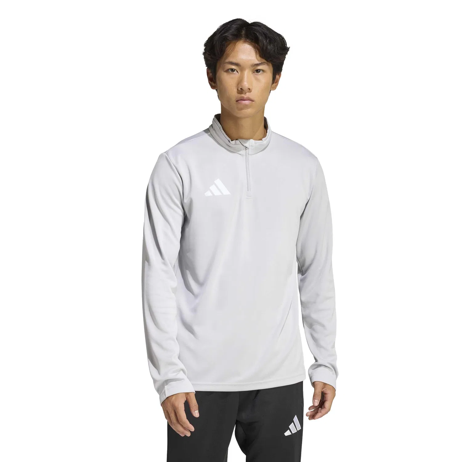 Мужская футболка с длинным рукавом Entrada26 adidas, Team Light Grey / White — фото 4