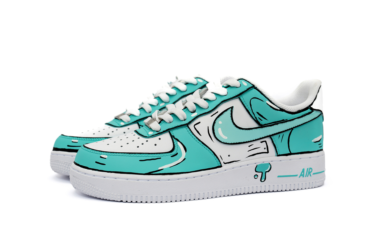 Мужские кроссовки Nike Air Force 1 White — фото 3