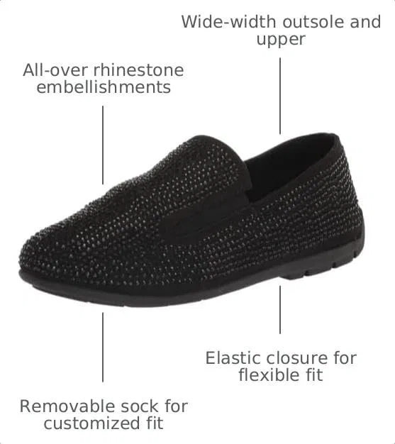 Детские туфли-лоферы для мальчиков Adaptive Caviar Steve Madden, Black — фото 2
