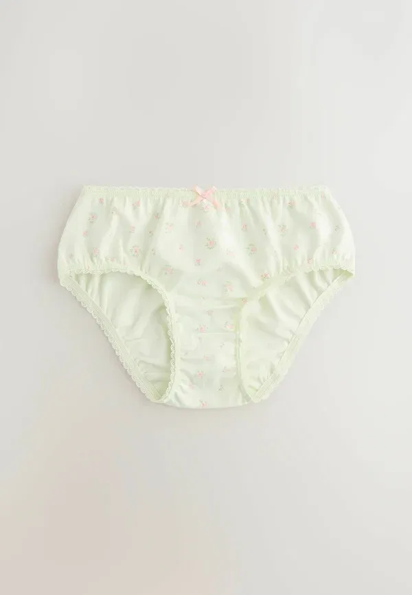 Трусы 5 шт в комплекте Floral Next, green pink, зеленый/розовый — фото 3