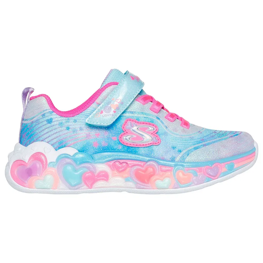 Кроссовки slip-on Skechers Eternal Heart Lights, синий — фото 4
