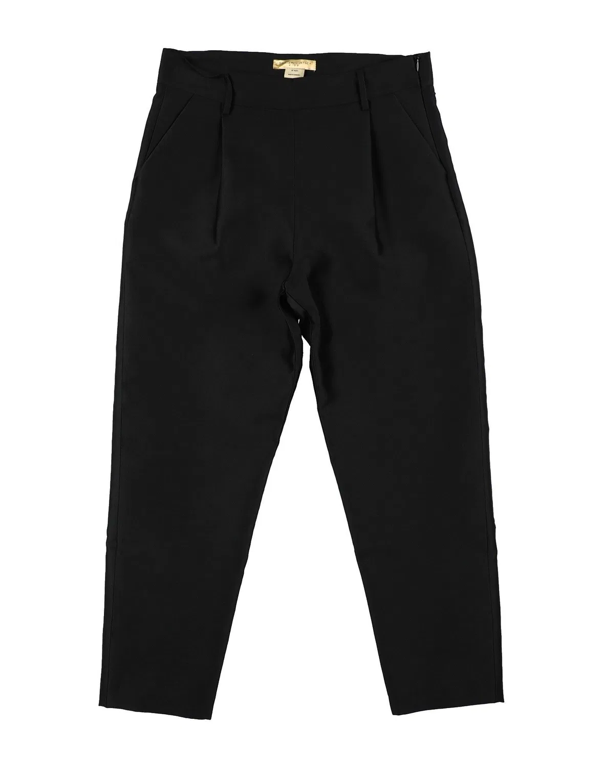 Детские брюки для девочек из крепа Stella McCartney Kids, черный