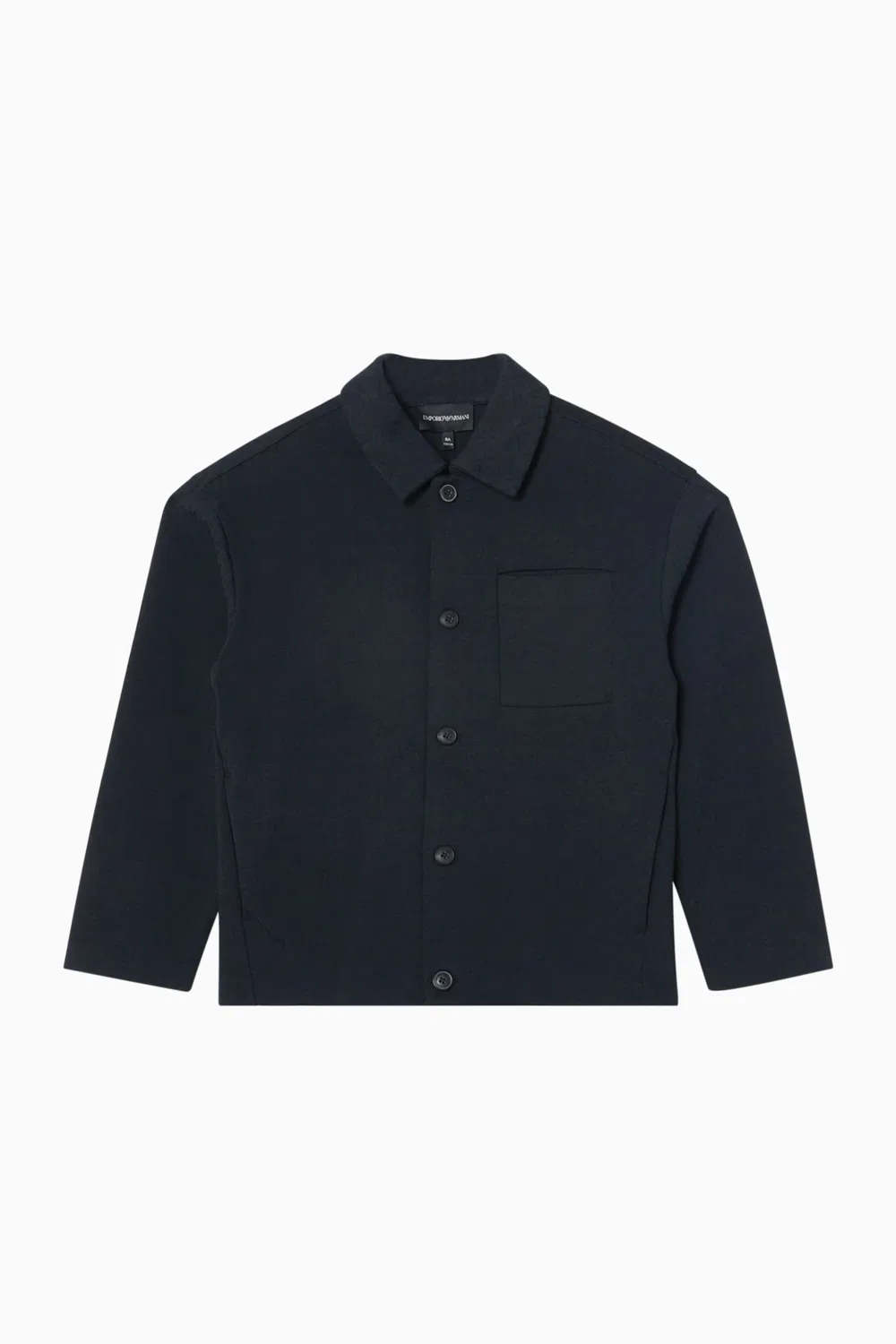 Рубашка с монограммой EA Emporio Armani, синий