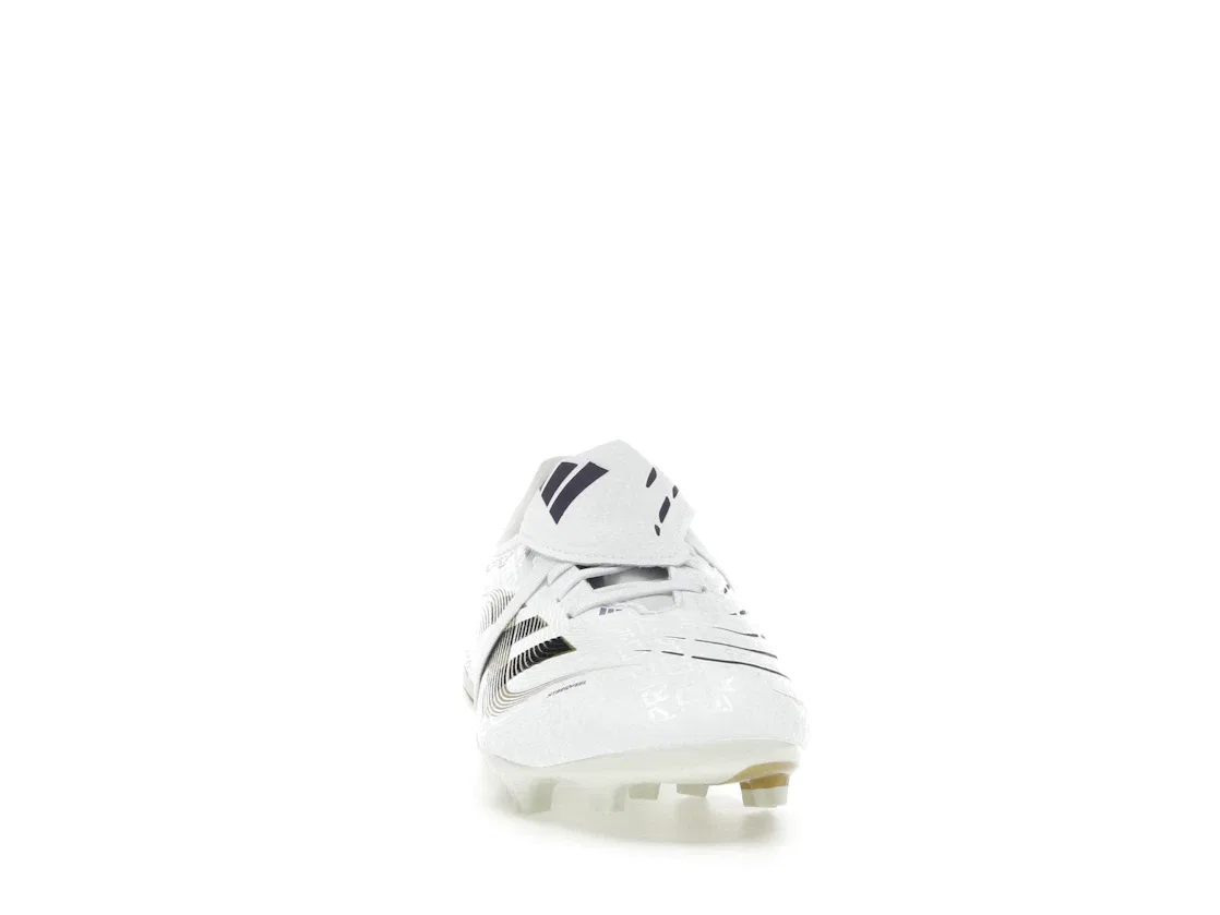 Детские бутсы Predator League с откидным языком Adidas, Cloud White Core Black Gold Metallic — фото 2