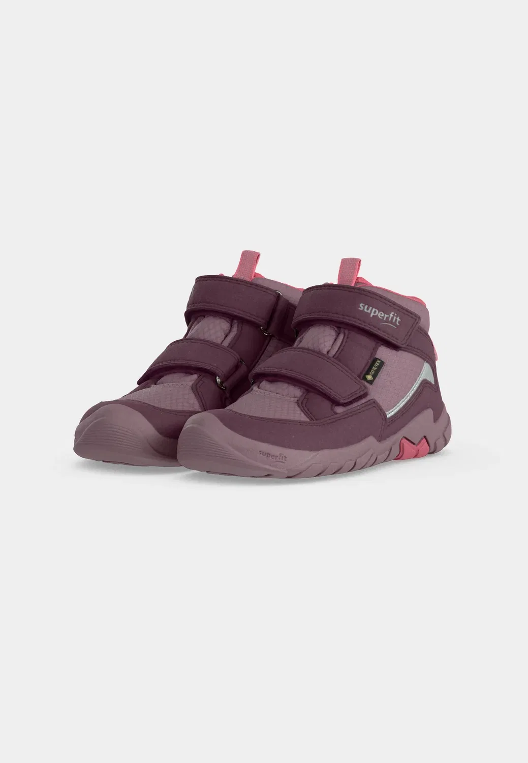 Ботинки Barefoot Gore-Tex Trace - классические ботильоны Superfit, Rot/Rosa — фото 3