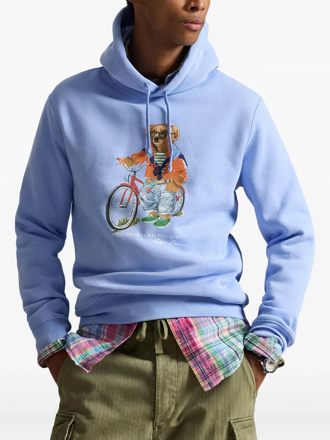 Polo Ralph Lauren Худи Polo Bear, синий — фото 2