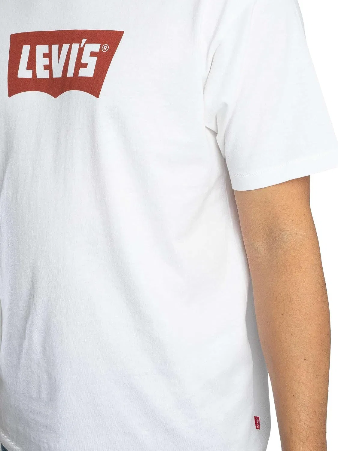 Мужская футболка свободного кроя Vintage Batwing Graphic Tee Levi's, White — фото 4