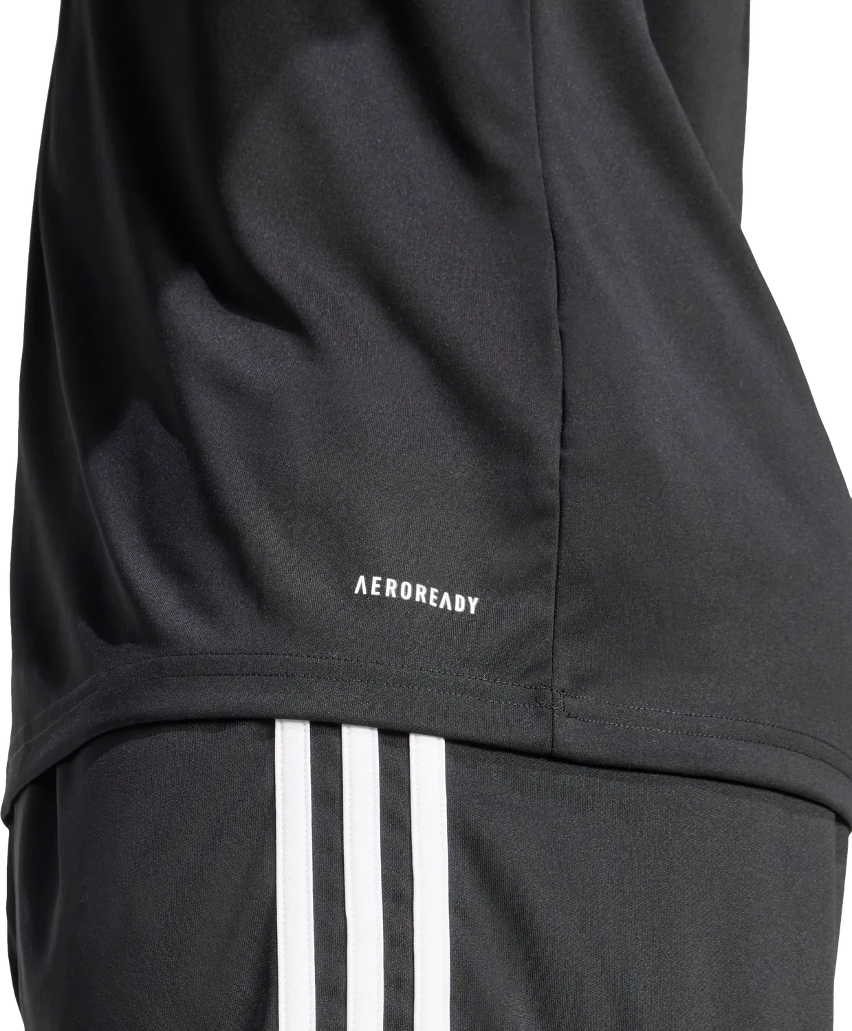 Мужская спортивная футболка с круглым вырезом Adidas, черный — фото 4